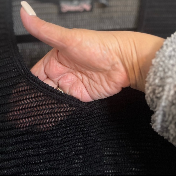 Tattoo Me Black Mesh Grunge Top Woman’s  Size 2X Made in USA - Picture 12 of 14